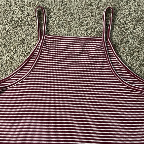 Arizona Red and White Striped Tank Top - Picture 5 of 6